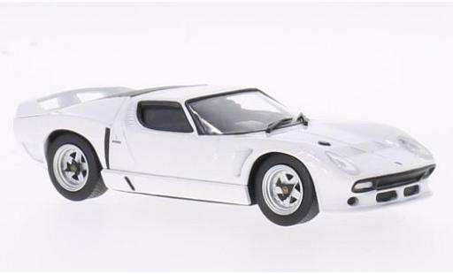 Modelauto Lamborghini Miura SVJ Roadster wit 1981 1/43 WhiteBox