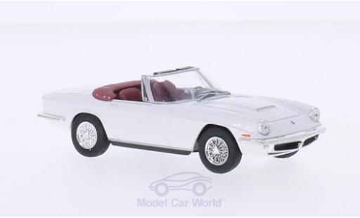 Modelauto Maserati Mistral Spyder wit 1/43 WhiteBox