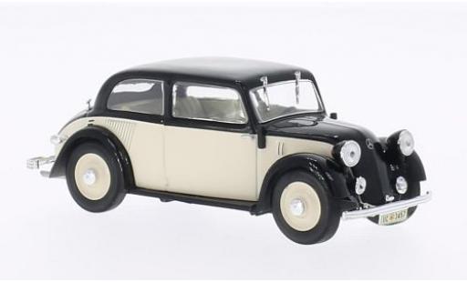 Modelauto Mercedes 130 Base (W23) beige/zwart 1934 1/43 WhiteBox