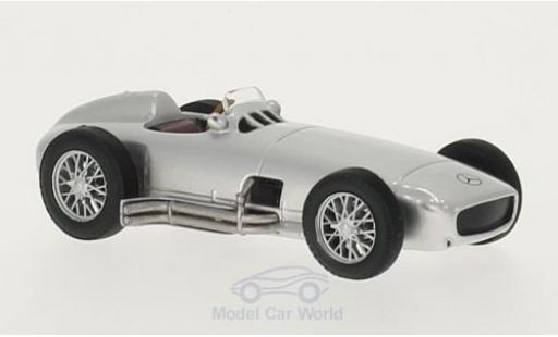 Modelauto Mercedes W 196 Base grijs 1954 1/43 WhiteBox