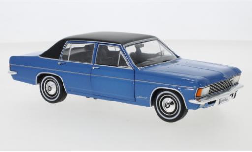 Modelauto Opel Admiral B blauw/mat-zwart 1/24 WhiteBox