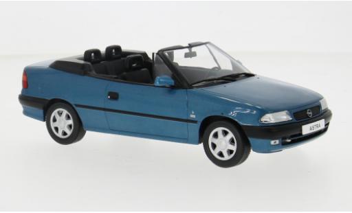 Modelauto Opel Astra Base F Cabrio metallic turquoise 1994 1/24 WhiteBox