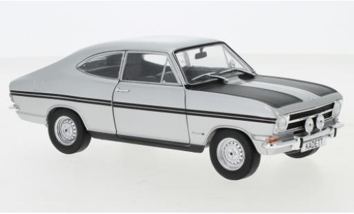 Modelauto Opel Kadett B Rallye Coupe B Rally grijs/mat-zwart 1967 1/24 WhiteBox