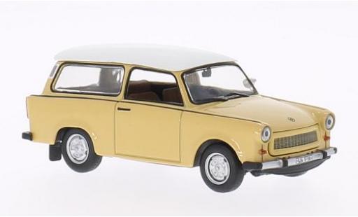 Modelauto Trabant 601 Universal beige/wit 1965 1/43 WhiteBox