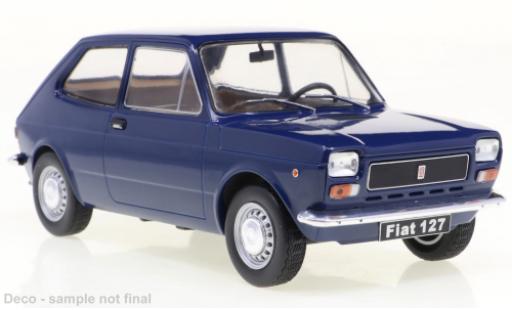 Modelauto Fiat 127 Berlina blauw 1971 1/24 WhiteBox