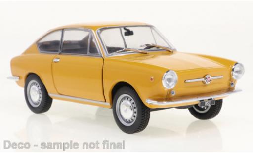 Modelauto Fiat 850 Coupe oranje 1965 1/24 WhiteBox