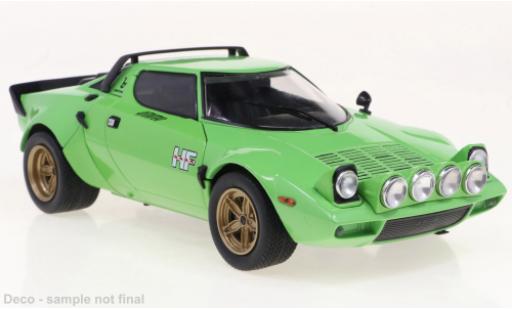 Modelauto Lancia Stratos HF groen 1975 1/24 WhiteBox