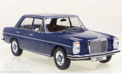 Modelauto Mercedes 200 Base D (W115) blauw 1968 1/24 WhiteBox