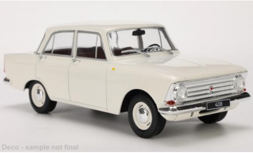 Modelauto Moskwitsch 408 Base wit 1966 1/24 WhiteBox