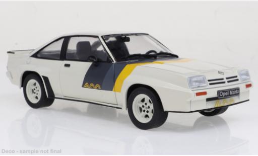 Modelauto Opel Manta B 400 B wit/Dekor 1/24 WhiteBox