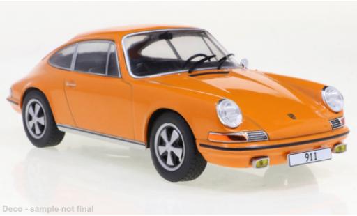 Modelauto Porsche 911 S S oranje 1968 1/24 WhiteBox