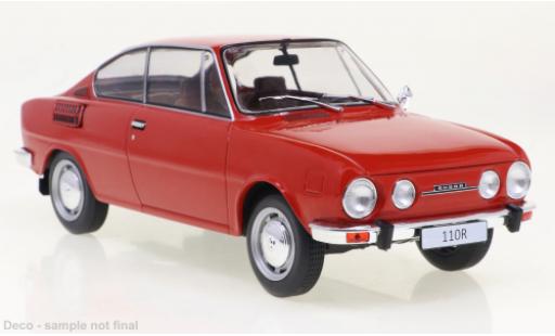 Modelauto Skoda 110 R rood 1970 1/24 WhiteBox