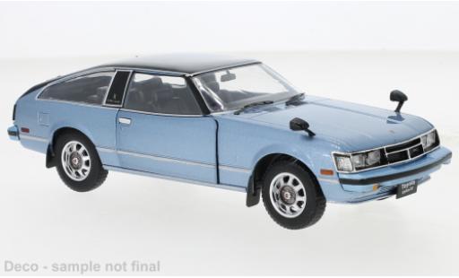 Modelauto Toyota Celica XX metallic blauw/zwart 1978 1/24 WhiteBox