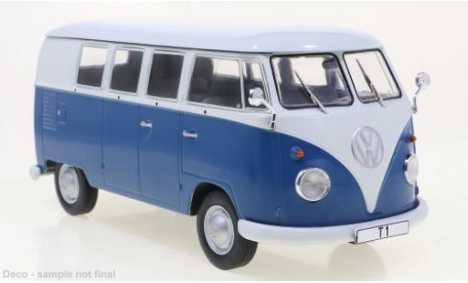 Modelauto Volkswagen T1 B wit/blauw 1960 1/24 WhiteBox