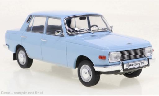 Modelauto Wartburg 353 Base blauw 1967 1/24 WhiteBox