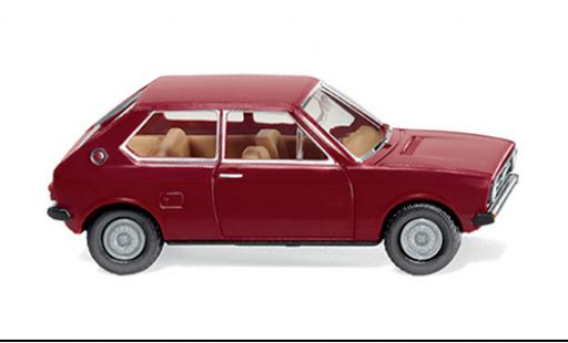 Modelauto Audi 50 citadine rood 1974 1/87 Wiking