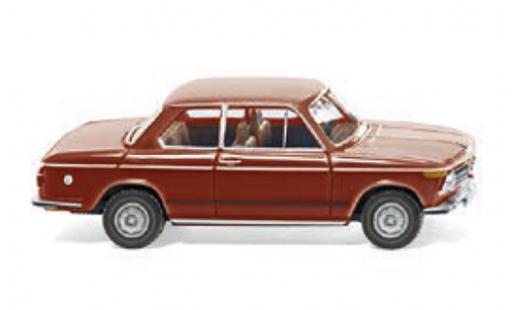 Modelauto Bmw 2002 berline rood 1968 1/87 Wiking
