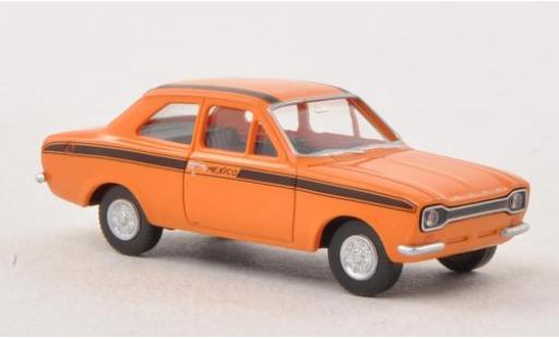 Modelauto Ford Escort Mexico I oranje/zwart 1/87 Wiking