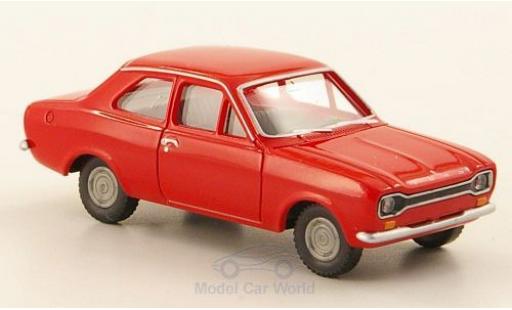 Modelauto Ford Escort MK1 MKI rood 1/87 Wiking