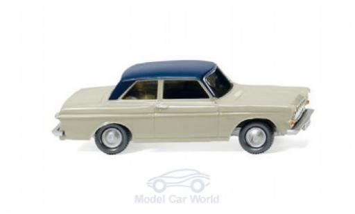 Modelauto Ford Taunus 12M (P4) grijs/blauw 1/87 Wiking