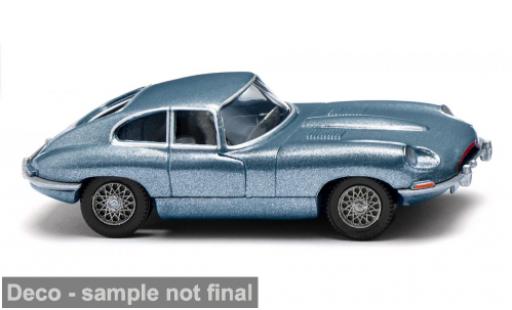Modelauto Jaguar E-Type Coupe blauw 1961 1/87 Wiking