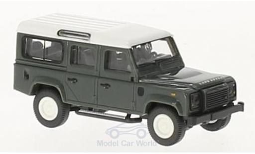 Modelauto Land Rover Defender 110 groen/wit 1/87 Wiking