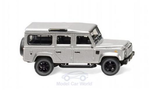 Modelauto Land Rover Defender 110 grijs 1/87 Wiking