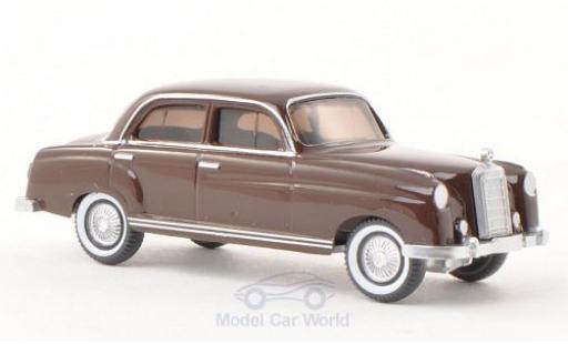 Modelauto Mercedes 220 Base bruin 1/87 Wiking