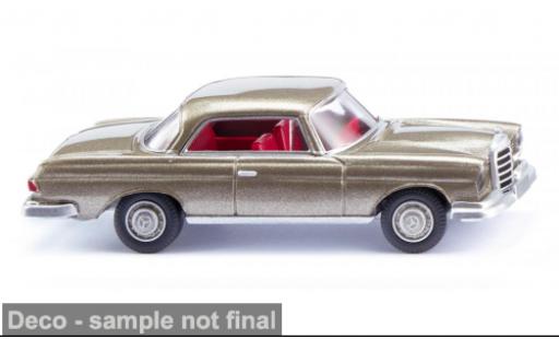 Modelauto Mercedes 250 Coupe SE (W111) grijs 1965 1/87 Wiking