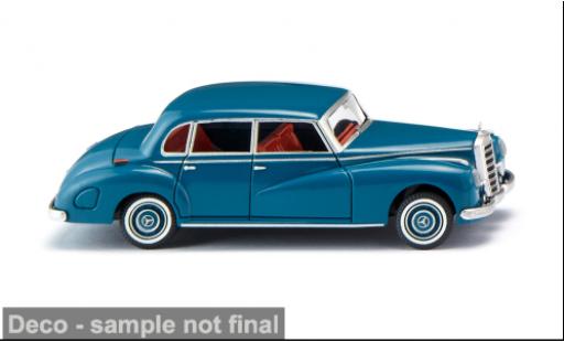 Modelauto Mercedes 300 Base blauw 1957 1/87 Wiking
