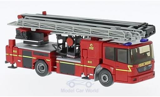 Modelauto Mercedes Econic Feuerwehr Hubrettungsb&Atilde;&frac14;hne Rozenbauer B32 Brandweer 1/87 Wiking