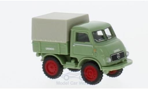 Modelauto Mercedes Unimog 401-404 U 401 groen 1/87 Wiking