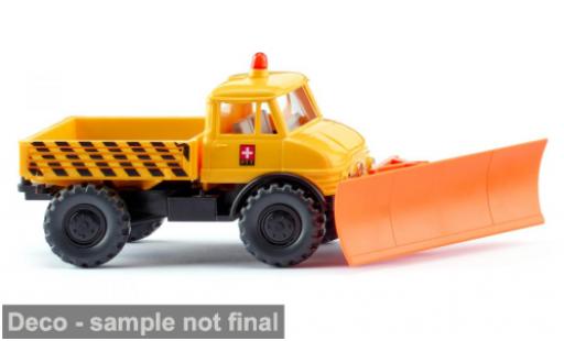 Modelauto Mercedes Unimog 406-425 U 406 1963 Schweizer Post (CH) 1/87 Wiking