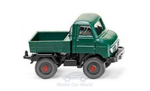 Modelauto Mercedes Unimog 406-425 U 411 groen 1956 1/160 Wiking