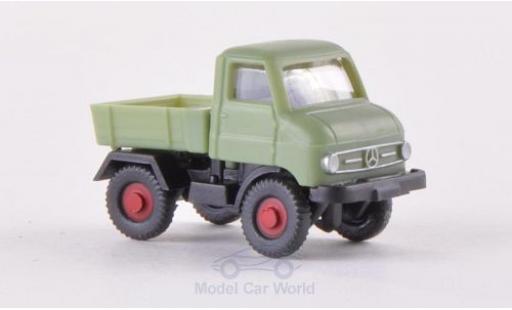 Modelauto Mercedes Unimog 406-425 U 411 groen 1/160 Wiking