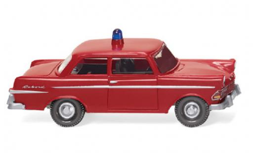 Modelauto Opel Rekord P2 Brandweer 1960 1/87 Wiking