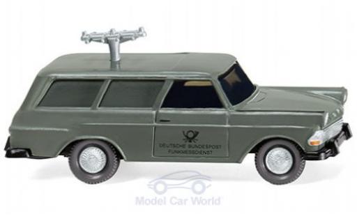 Modelauto Opel Rekord P2 Caravan Fernmeldedienst 1960 1/87 Wiking