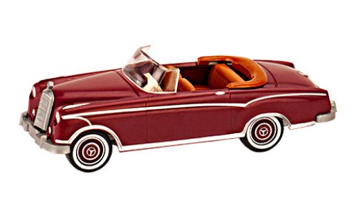 Modelauto Mercedes 220 Cabriolet S (W180 II) rood s&iuml;&iquest;&frac12;rie 800 1/87 Wiking PMS