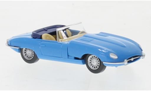 Modelauto Jaguar E-Type Roadster blauw 1961 1/87 Wiking PMS