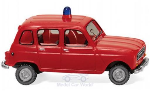 Modelauto Renault 4 Base Brandweer 1/87 Wiking