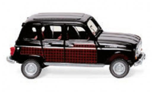 Modelauto Renault 4 Parisienne zwart/rood 196 1/87 Wiking
