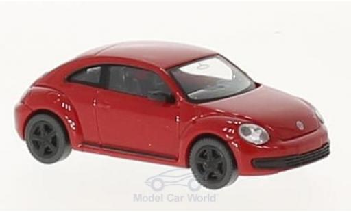 Modelauto Volkswagen Beetle Base rood 1/87 Wiking