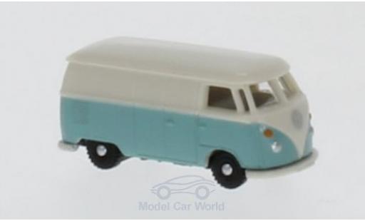 Modelauto Volkswagen T1 A Bestelwagen turquoise/wit 1/160 Wiking