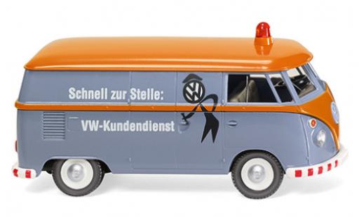 Modelauto Volkswagen T1 B Bestelwagen Kundendienst 1963 1/87 Wiking