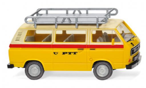 Modelauto Volkswagen T3 A Bus PTT 1979 1/87 Wiking