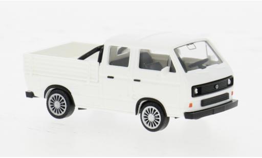 Modelauto Volkswagen T3 A Doppelkabine wit 1979 1/87 Wiking