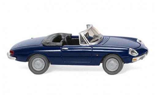 Modelauto Alfa Romeo Spider veloce blauw 1/87 Wiking