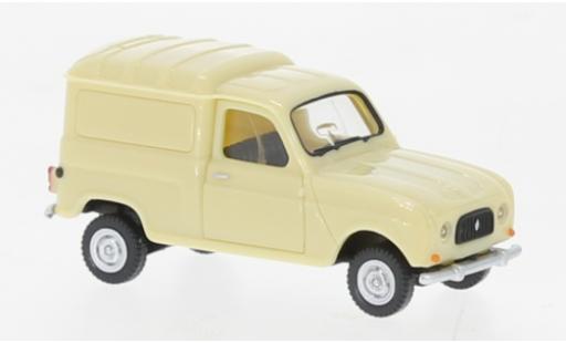 Modelauto Renault 4 Fourgonnette bestelwagen beige 1961 1/87 Wiking