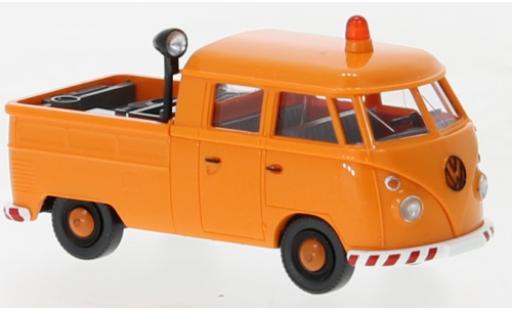 Modelauto Volkswagen T1 B cabine double local 1963 1/87 Wiking