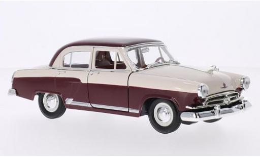 Modelauto Gaz M21 Base Wolga / GAZ rood Lucky Die Cas 1/24 Lucky Die Cast